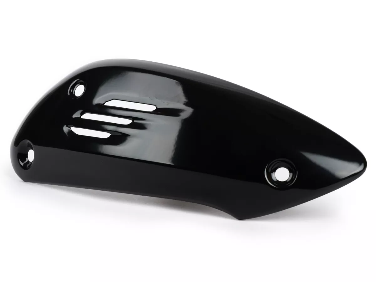 Coperchio scarico, nero lucido -PIAGGIO- Vespa GTS 300 HPE (ZAPMD3103, ZAPMD3104)