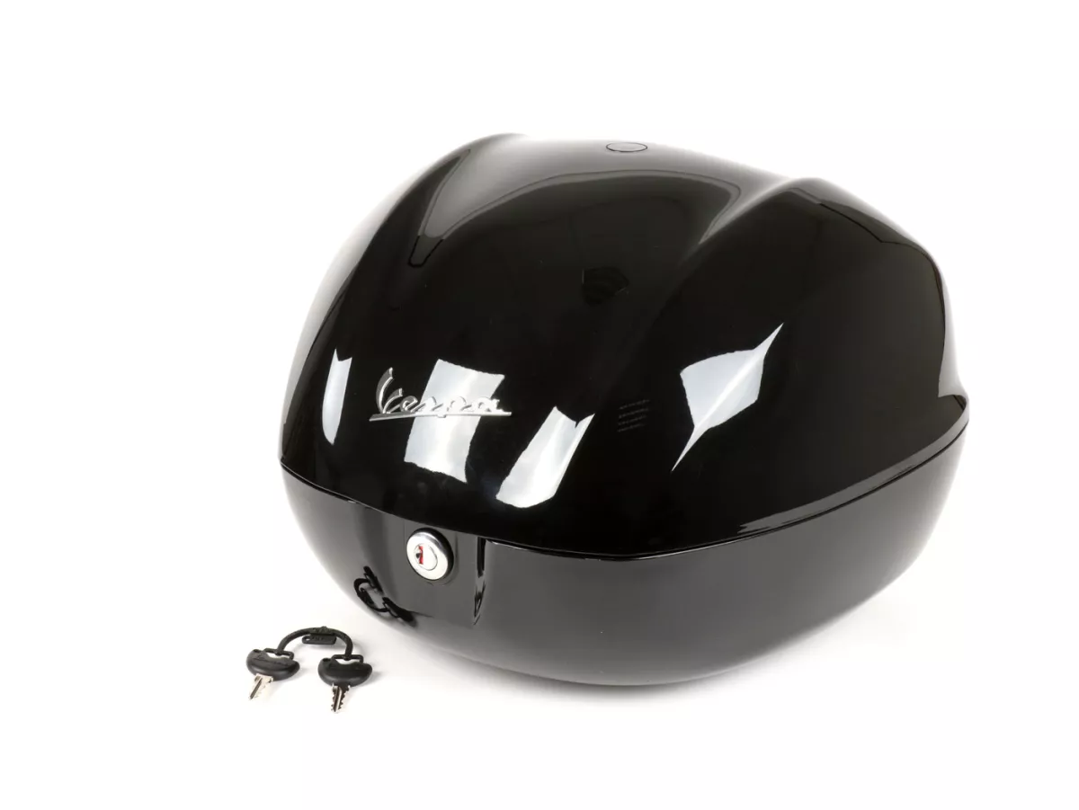Top case - PIAGGIO Vespa- 32l - black (XN2_black cosmo 98/A) - Vespa Primavera 50 (ZAPC53100, ZAPC53200), Vespa Primavera 125 (ZAPM81100), Vespa Primavera 150 (ZAPM81200), Vespa Sprint 50 (ZAPC53101, ZAPC53201), Vespa Sprint 125 (RP8M82111, ZAPM81300, ZAP