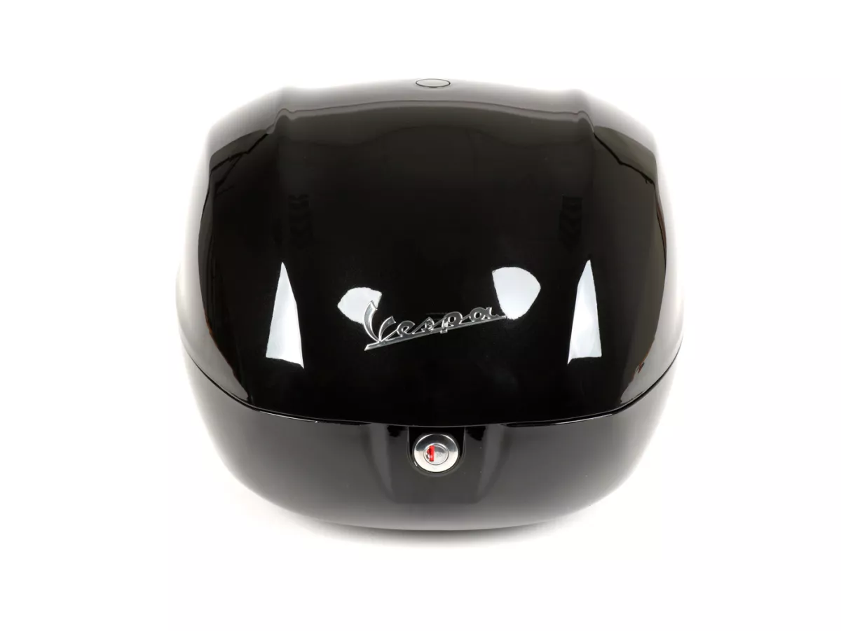 Top case - PIAGGIO Vespa- 32l - black (XN2_black cosmo 98/A) - Vespa Primavera 50 (ZAPC53100, ZAPC53200), Vespa Primavera 125 (ZAPM81100), Vespa Primavera 150 (ZAPM81200), Vespa Sprint 50 (ZAPC53101, ZAPC53201), Vespa Sprint 125 (RP8M82111, ZAPM81300, ZAP