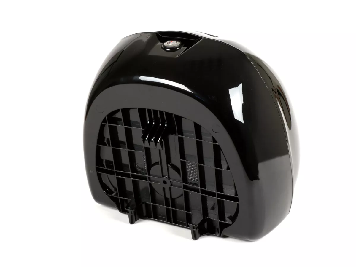 Top case - PIAGGIO Vespa- 32l - black (XN2_black cosmo 98/A) - Vespa Primavera 50 (ZAPC53100, ZAPC53200), Vespa Primavera 125 (ZAPM81100), Vespa Primavera 150 (ZAPM81200), Vespa Sprint 50 (ZAPC53101, ZAPC53201), Vespa Sprint 125 (RP8M82111, ZAPM81300, ZAP