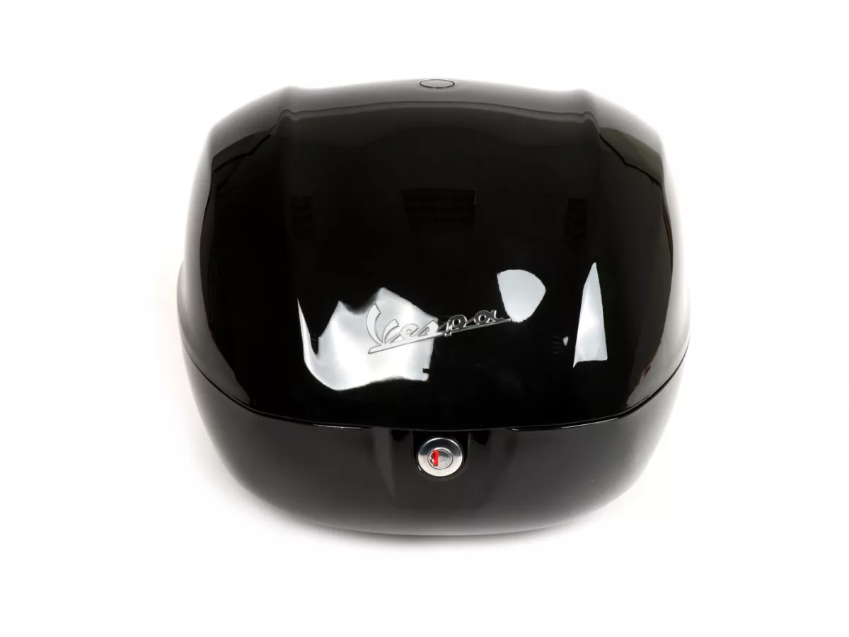 Top case - PIAGGIO Vespa- 32l - black (XN2_black cosmo 98/A) - Vespa Primavera 50 (ZAPC53100, ZAPC53200), Vespa Primavera 125 (ZAPM81100), Vespa Primavera 150 (ZAPM81200), Vespa Sprint 50 (ZAPC53101, ZAPC53201), Vespa Sprint 125 (RP8M82111, ZAPM81300, ZAP