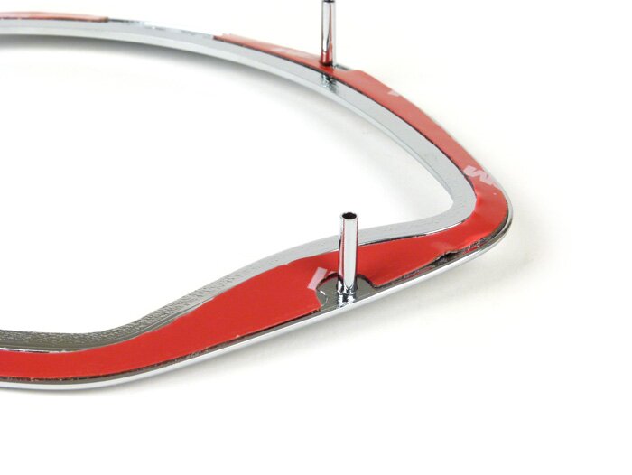 Speedo bezel -PIAGGIO- chrome - Vespa GTS 125 (ZAPMA3100, ZAPMA3200, ZAPMA3700), Vespa GTS 150 (ZAPMA3200, ZAPMA3100), Vespa GTS 250 (ZAPM45100), Vespa GTS 300 (ZAPM45200, ZAPM45202, ZAPMA3300), Vespa GTS HPE 300 (ZAPMA3600, ZAPMD310), Vespa GTS Super 125