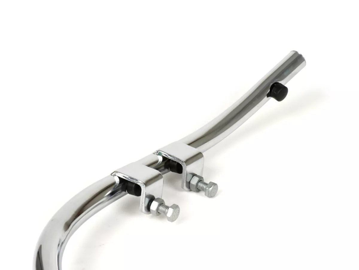 Front bumper bar -PIAGGIO- Vespa Primavera 50 (ZAPC53100, ZAPC53200), Vespa Primavera 125 (ZAPM81100), Vespa Primavera 150 (ZAPM81200), Vespa Sprint 50 (ZAPC53101, ZAPC53201), Vespa Sprint 125 (RP8M82111, ZAPM81300, ZAPM81301) - chrome