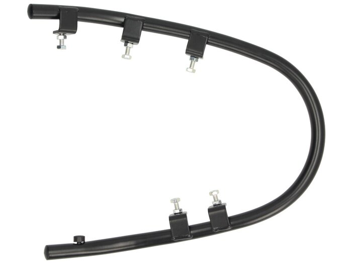 Voorbumper -PIAGGIO- Vespa Primavera 50 (ZAPC53100, ZAPC53200), Vespa Primavera 125 (ZAPM81100), Vespa Primavera 150 (ZAPM81200), Vespa Sprint 50 (ZAPC53101, ZAPC53201), Vespa Sprint 125 (RP8M82111, ZAPM81300, ZAPM81301) - mat zwart