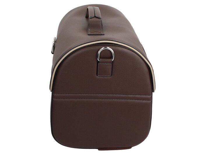 Leather case -PIAGGIO- brown - Vespa PX, GTS 125-300, Primavera - to mount on luggage carrier, mobile top case, genuine leather