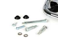 Portapacchi anteriore ripiegabile -PIAGGIO- Vespa GTS/GTS Super 125-310 (2019-), GTV300-310 (2019-) - HPE, Supertech, Super Sport, Sei Giorni, Keyless - Cromo