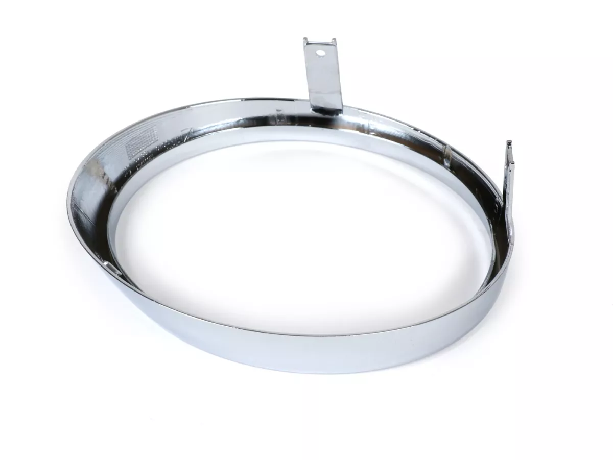 Headlight rim -PIAGGIO- chrome - Vespa GTS 125 (ZAPMA3700), Vespa GTS HPE 300 (ZAPMA3600, ZAPMD310), Vespa GTS Super 125 (ZAPMA3700), Vespa GTS Super HPE 300 (ZAPMA360, ZAPMD3100)