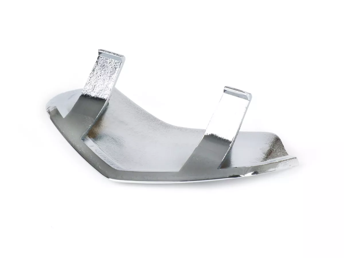 Horn grill insert, chevron (upper) -PIAGGIO- Vespa GTS125/300 (2019-2022), GTS Super (iGet/HPE), GTS Supersport (iGet/HPE), GTS Touring (iGet/HPE), GTS SuperTech (iGet/HPE), GTS Yacht Club, GTS SuperNotte - chrome