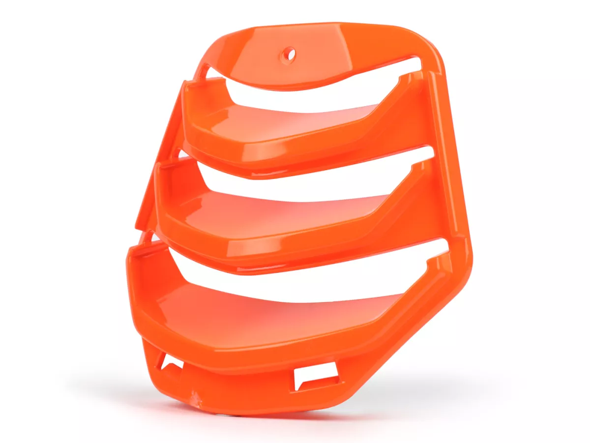 Horn grill, orange -PIAGGIO- Vespa GTS 125-310 Keyless Basic, Super, Super Sport, Super Tech