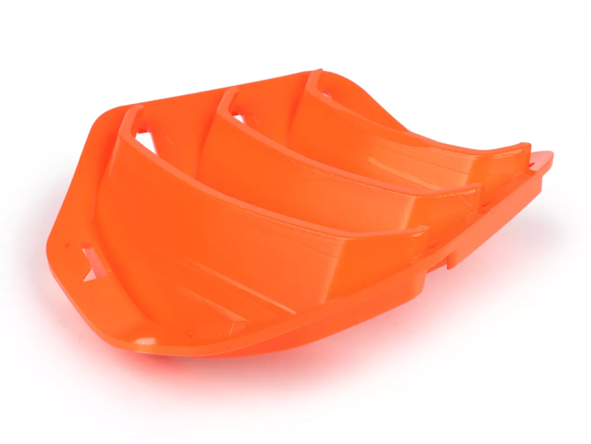 Horn grill, orange -PIAGGIO- Vespa GTS 125-310 Keyless Basic, Super, Super Sport, Super Tech