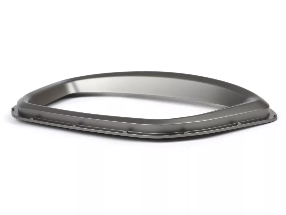Speedo bezel, silver-gray -PIAGGIO, Super Tech- Vespa GTS 125 (ZAPMD3202, ZAPMD3203), Vespa GTS 300 HPE (ZAPMD3103, ZAPMD3104)