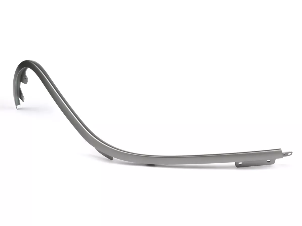 Pelindung kaki pelindung tepi kiri, abu-abu perak -PIAGGIO- Vespa GTS 125 (ZAPMD3202, ZAPMD3203), Vespa GTS 300 HPE (ZAPMD3103, ZAPMD3104)