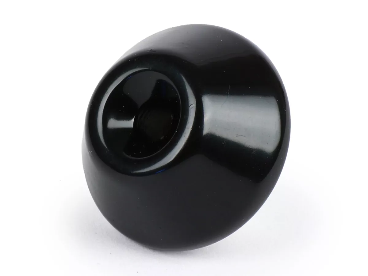 Handlebar end weight, antivibration, black -PIAGGIO- Vespa GTS 125 (ZAPMD3202, ZAPMD3203), Vespa GTS 300 HPE (ZAPMD3103, ZAPMD3104)