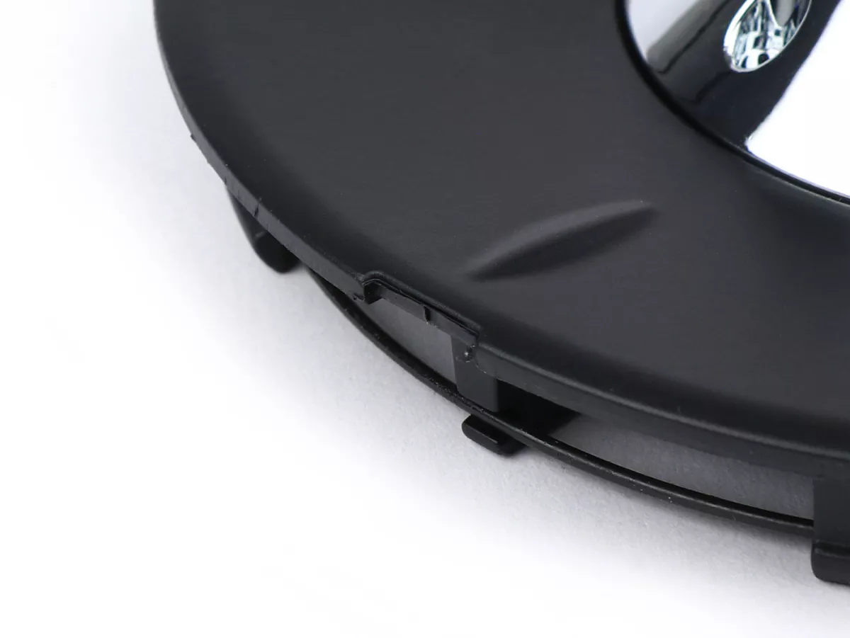 Skyddslock hjulmutter / bromstrumma Ø=106mm -PIAGGIO- Vespa 946 - fram - svart matt