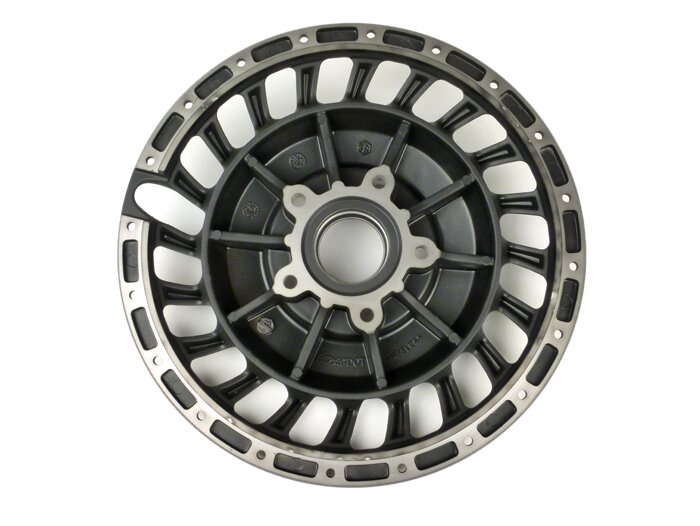 Wheel rim hub -PIAGGIO 3.00-12 inch- Vespa 946 - matt black