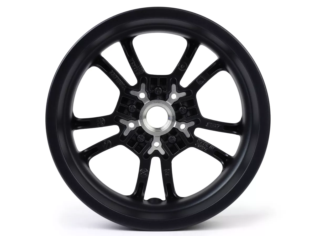 Roda, grafit, belakang -PIAGGIO 3.00-12 inci - 10 jari-jari - Vespa GTS, GTS Super, GTV, Sei Giorni, GT 60, GT, GT L 125-300ccm