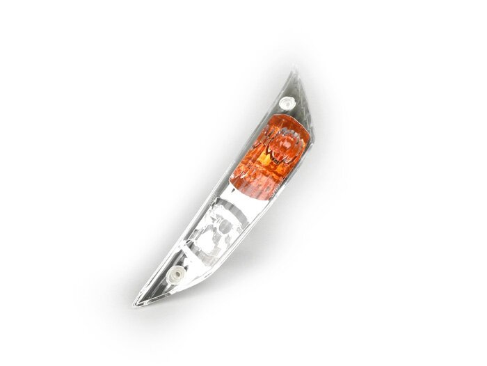 Blinkers -PIAGGIO- Zip II 50-125, Zip SP2 - vit - klarglas - fram vänster