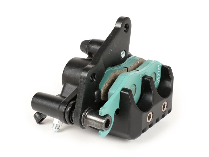 Brake caliper, front -PIAGGIO- Vespa GT 250 (ZAPM45102), Vespa GT L 125 (ZAPM31100, ZAPM31101), Vespa GT L 200 (ZAPM31200), Vespa GTS 125 (ZAPM31300), Vespa GTS 250 (ZAPM45100, ZAPM45101), Vespa GTS 300 (ZAPM45200), Vespa GTS Super 125 (ZAPM45300), Vespa