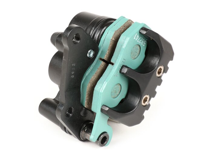 Brake caliper, front -PIAGGIO- Vespa GT 250 (ZAPM45102), Vespa GT L 125 (ZAPM31100, ZAPM31101), Vespa GT L 200 (ZAPM31200), Vespa GTS 125 (ZAPM31300), Vespa GTS 250 (ZAPM45100, ZAPM45101), Vespa GTS 300 (ZAPM45200), Vespa GTS Super 125 (ZAPM45300), Vespa