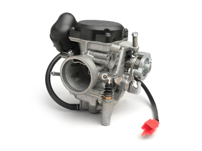 Förgasare -PIAGGIO- Keihin CVEK2600A- AW=34mm - Aprilia Mojito 125, Derbi Boulevard 125, Piaggio Fly 125, Fly 150, Liberty 125, Liberty 200, Liberty Sport200, Skipper ST, Zip 125, Vespa ET4 125, Vespa LX 125, Vespa LX 150,