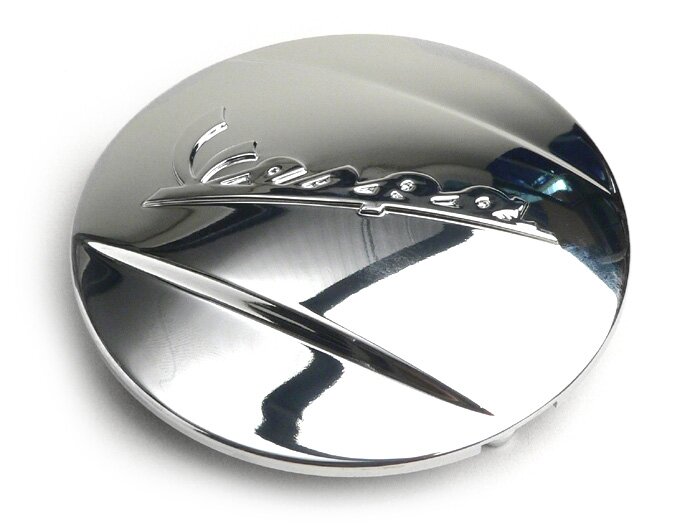 Cover vario cover -PIAGGIO- Tulisan Vespa - Mesin Piaggio Leader/Quasar - ET4, LX/LXV125-150, S125-150, GT/GTS/GTV/GTL 125-300 ccm - chrome