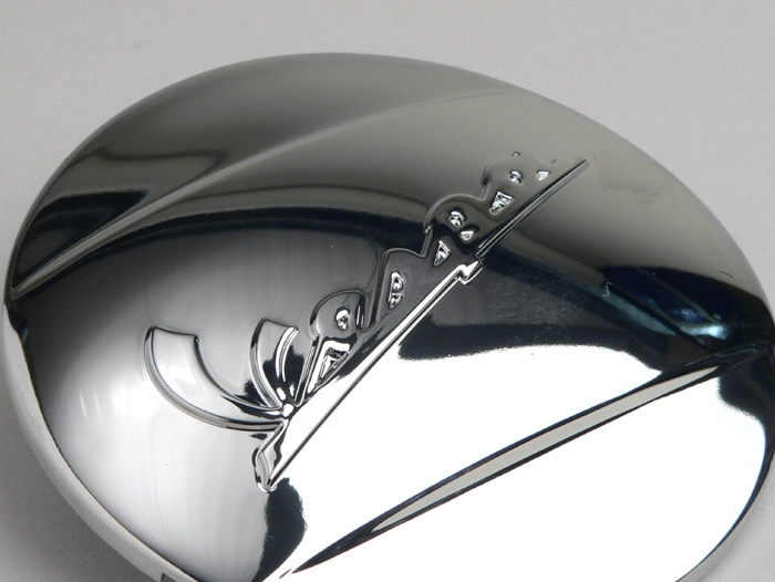 Cover vario cover -PIAGGIO- Tulisan Vespa - Mesin Piaggio Leader/Quasar - ET4, LX/LXV125-150, S125-150, GT/GTS/GTV/GTL 125-300 ccm - chrome