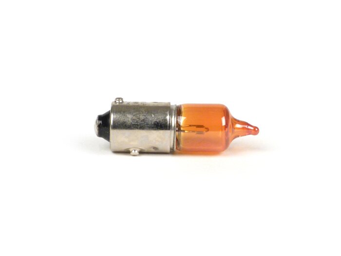 Glödlampa -RING- BAZ9s (HY6W) - 12V 6W - orange (används i blinkers Piaggio/Vespa 2013-)