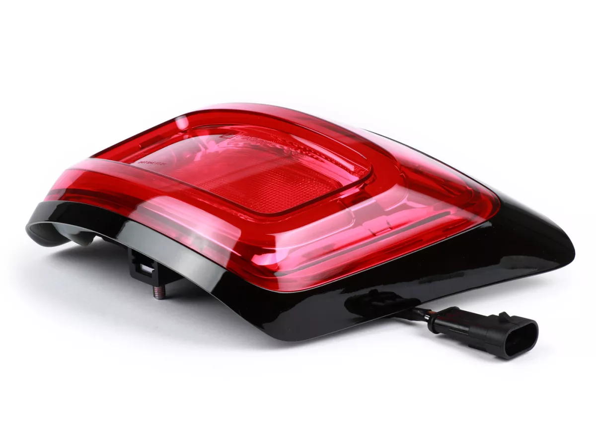 Lampu belakang, bingkai hitam mengkilap -PIAGGIO- Vespa GTS 125 (ZAPMD3202, ZAPMD3203), Vespa GTS 300 HPE (ZAPMD3103, ZAPMD3104)