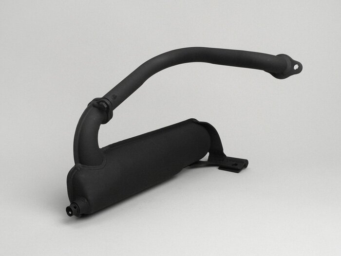 Exhaust -SITO- Vespa PV125, ET3 125 banana - black