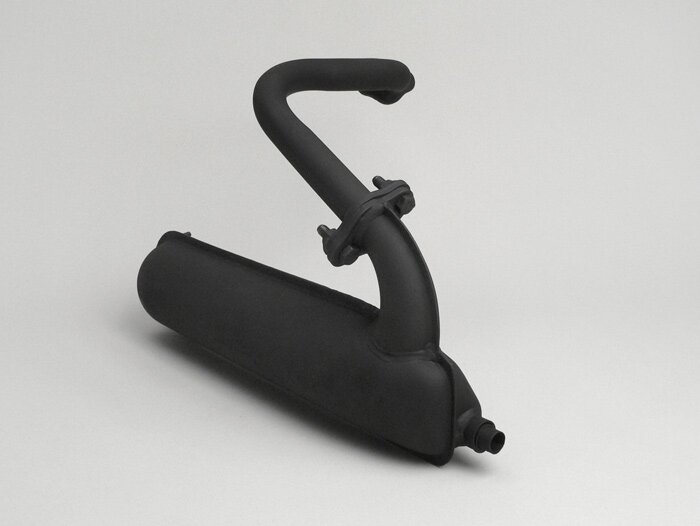 Exhaust -SITO- Vespa PV125, ET3 125 banana - black