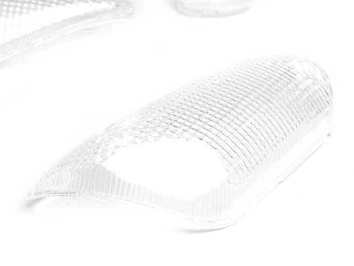 Indicator lens set -OEM QUALITY set of 4- MBK Nitro (YQ50/L, 2-stroke), Yamaha Aerox (YQ50/L, 2-stroke) (-1998) - colourless
