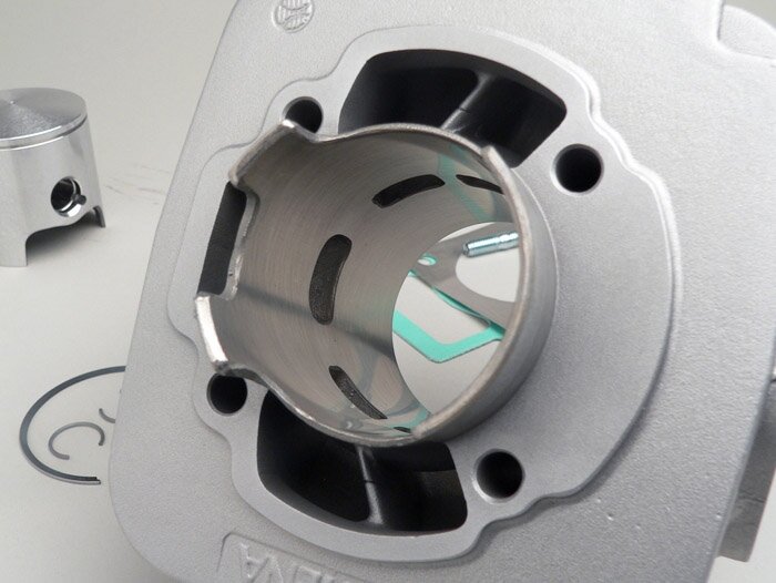 Cylinder -ATHENA 80 ccm aluminium- Piaggio 80 ccm AC 2-takts