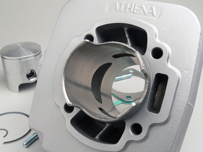 Cylinder -ATHENA 80 ccm aluminium- Piaggio 80 ccm AC 2-takts