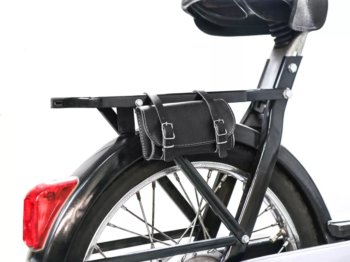 Gereedschapstas - Zadeltas -OEM KWALITEIT- Piaggio, Vespa Ciao, SI, Bravo, Boxer, Grillo - zwart