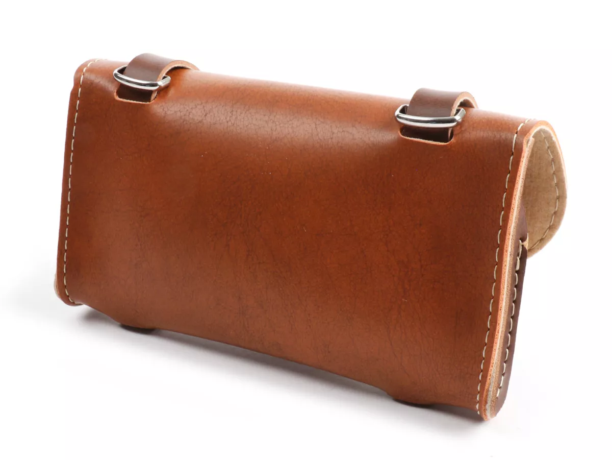 Borsa porta attrezzi - Borsa da sella - QUALITÀ OEM - Piaggio, Vespa Ciao, SI, Bravo, Boxer, Grillo - marrone