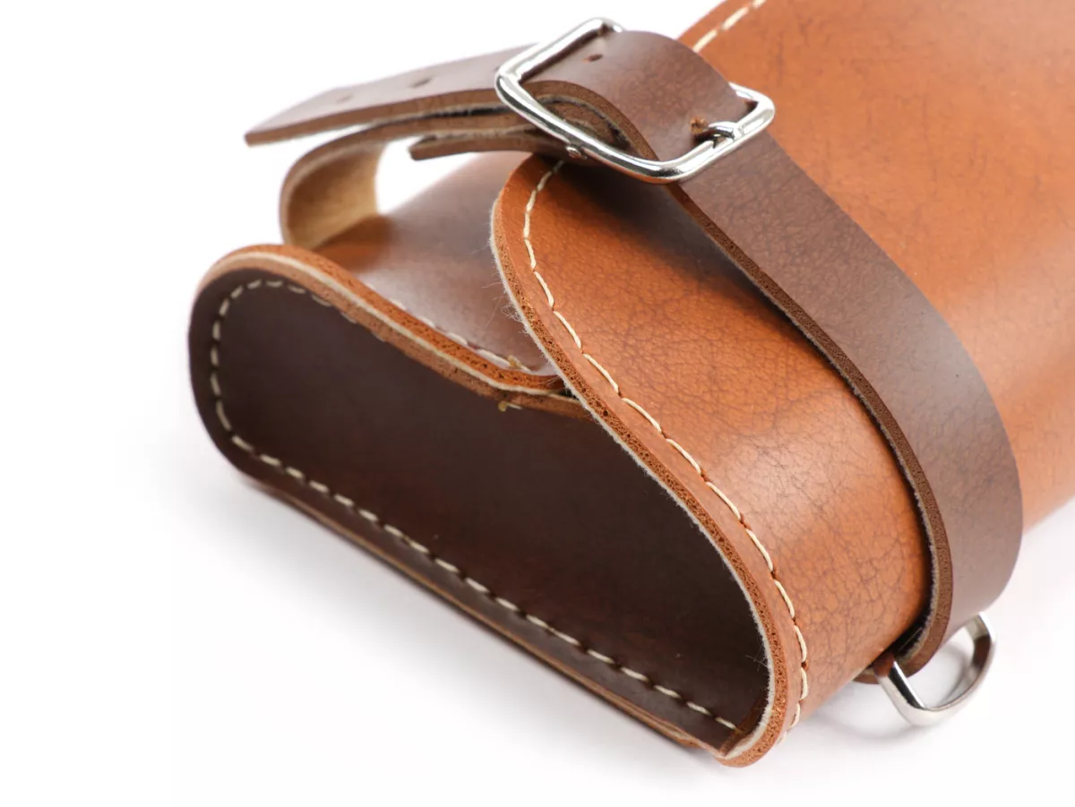 Borsa porta attrezzi - Borsa da sella - QUALITÀ OEM - Piaggio, Vespa Ciao, SI, Bravo, Boxer, Grillo - marrone
