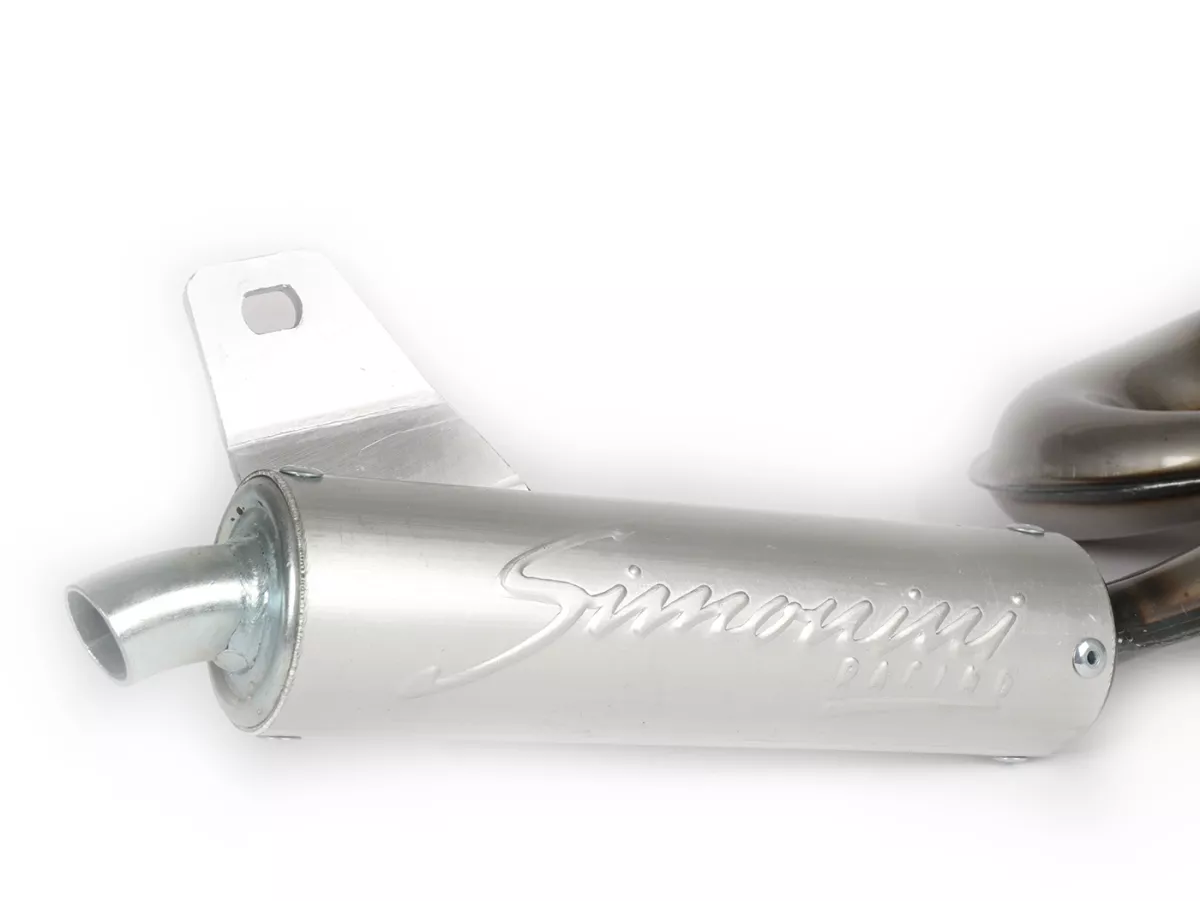 Uitlaat -SIMONINI- -Serpentone- Piaggio Ciao, Bravo, Boxer, Si