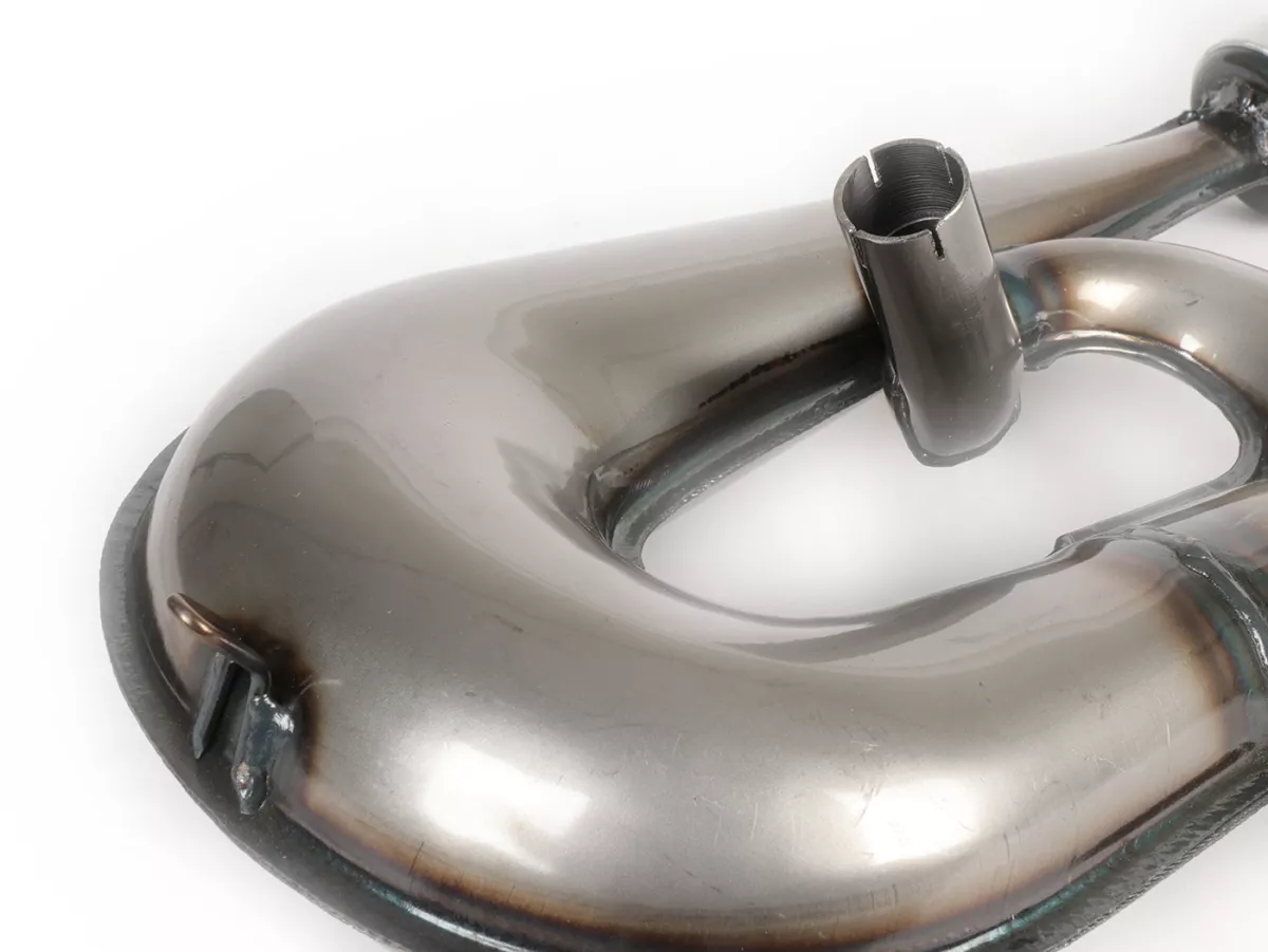Uitlaat -SIMONINI- -Serpentone- Piaggio Ciao, Bravo, Boxer, Si