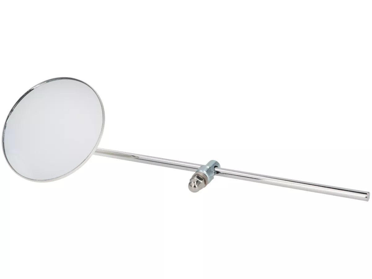 Mirror stainless steel -bgm PRO- Lambretta Lui 50CL, Lui 75 S&SL , Luna, Vega ,Cometa round