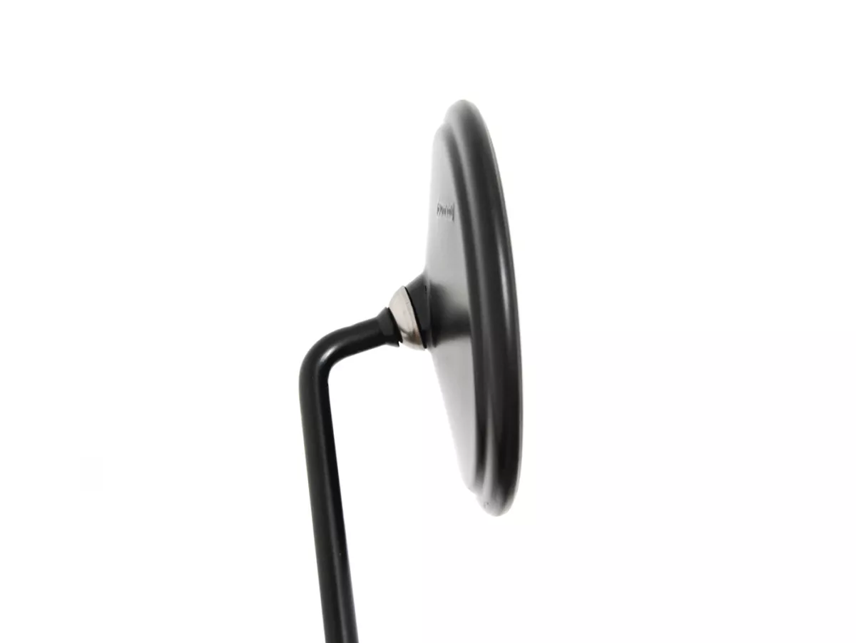 Mirror black -bgm PRO- Lambretta Lui 50CL, Lui 75 S&SL , Luna, Vega ,Cometa round
