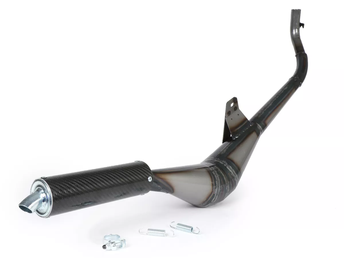 Avgasrör -SIMONINI- Kalibrering- 22 mm grenrör- Piaggio Ciao, Bravo, Boxer, Si