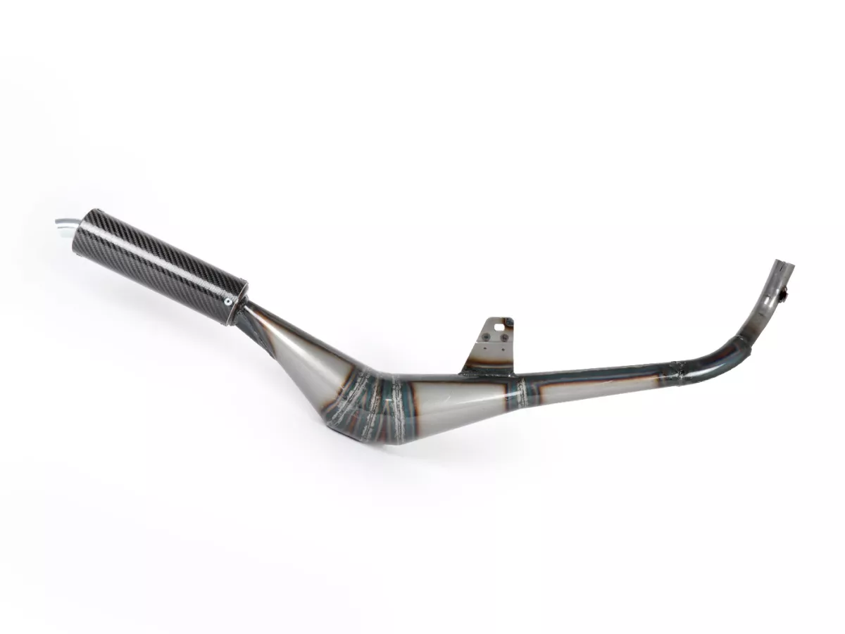 Avgasrör -SIMONINI- Kalibrering- 22 mm grenrör- Piaggio Ciao, Bravo, Boxer, Si