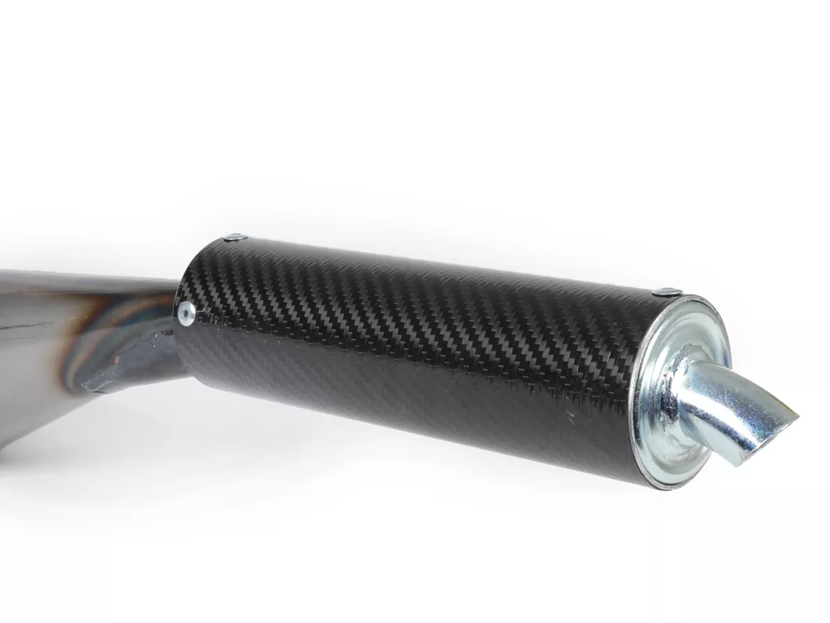 Avgasrör -SIMONINI- Kalibrering- 22 mm grenrör- Piaggio Ciao, Bravo, Boxer, Si