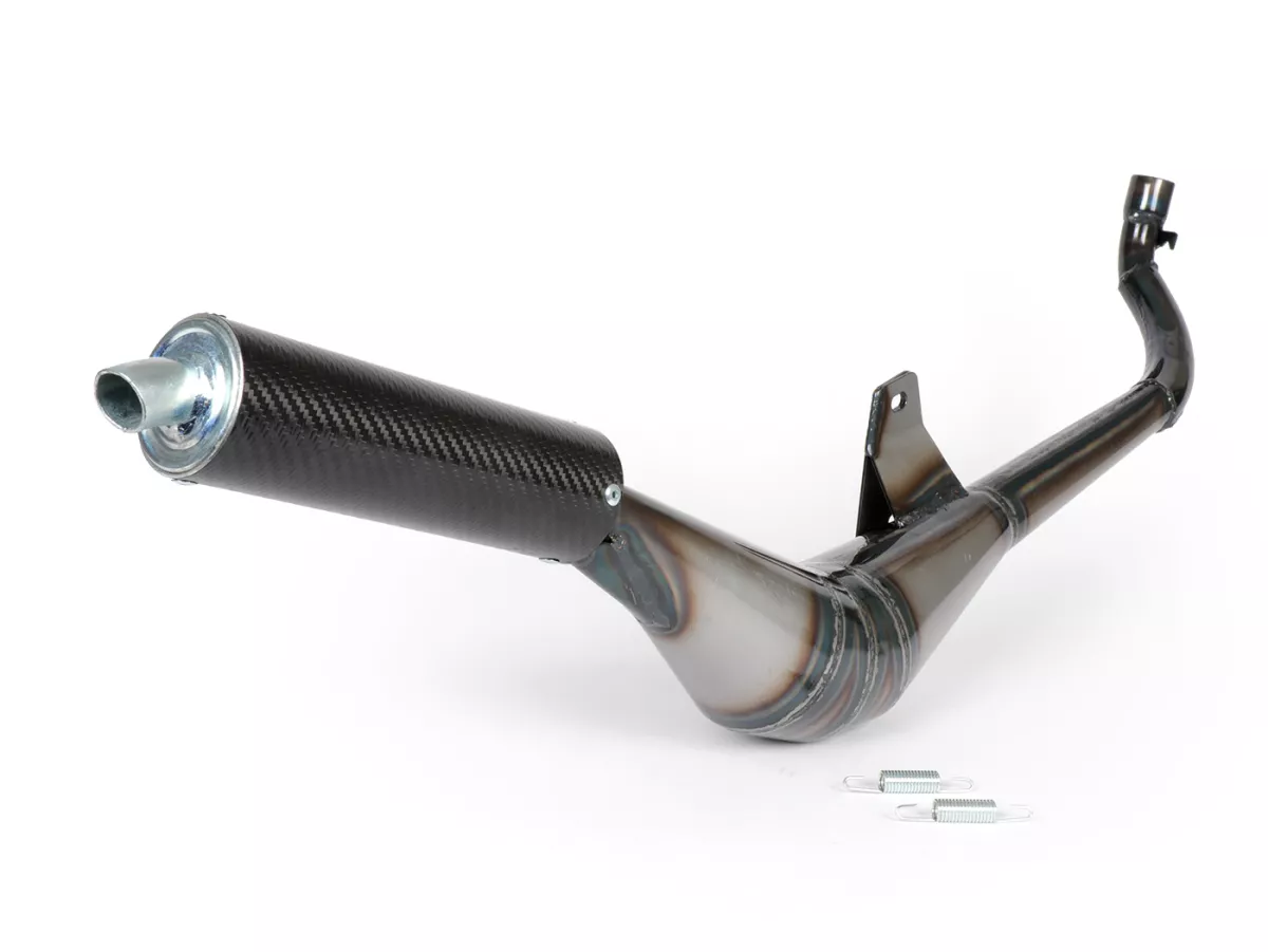 Exhaust -SIMONINI- Calibrata- 28mm Manifold- Piaggio Ciao, Bravo, Boxer, Si