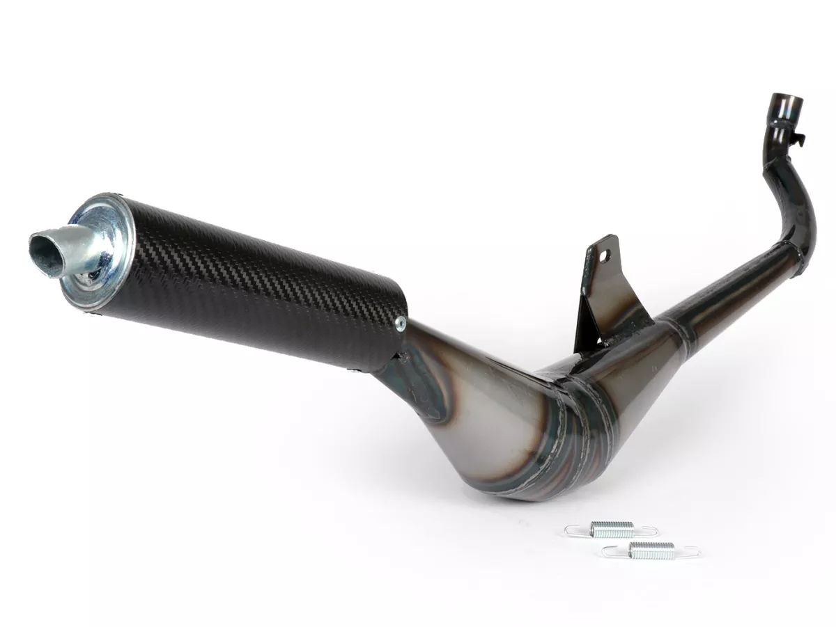 Exhaust -SIMONINI- Calibrata- 28mm Manifold- Piaggio Ciao, Bravo, Boxer, Si