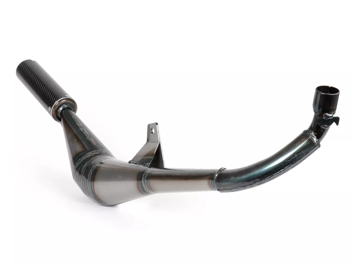 Exhaust -SIMONINI- Calibrata- 28mm Manifold- Piaggio Ciao, Bravo, Boxer, Si