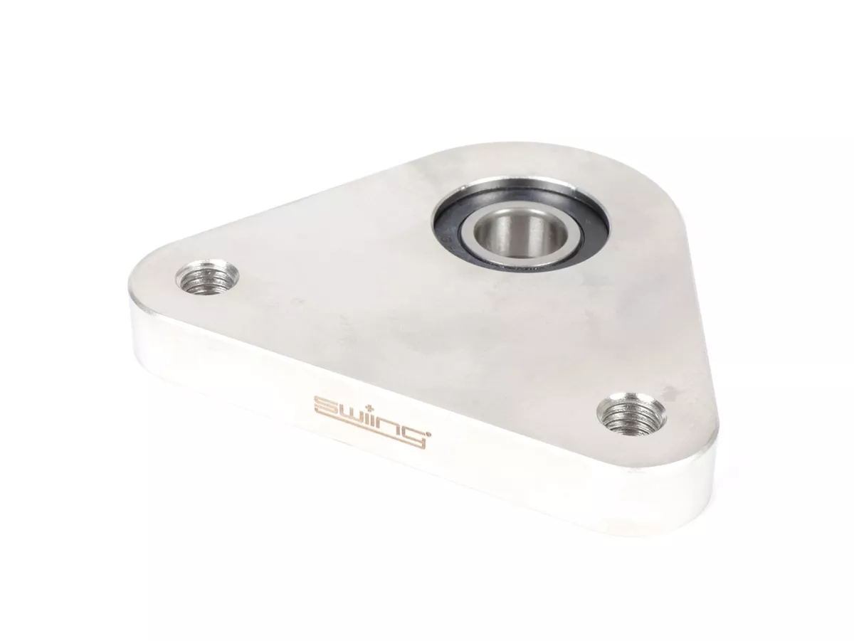 Bearing plate triangle rear wheel -swiing- Piaggio Ciao, Bravo, Si - CNC stainless steel