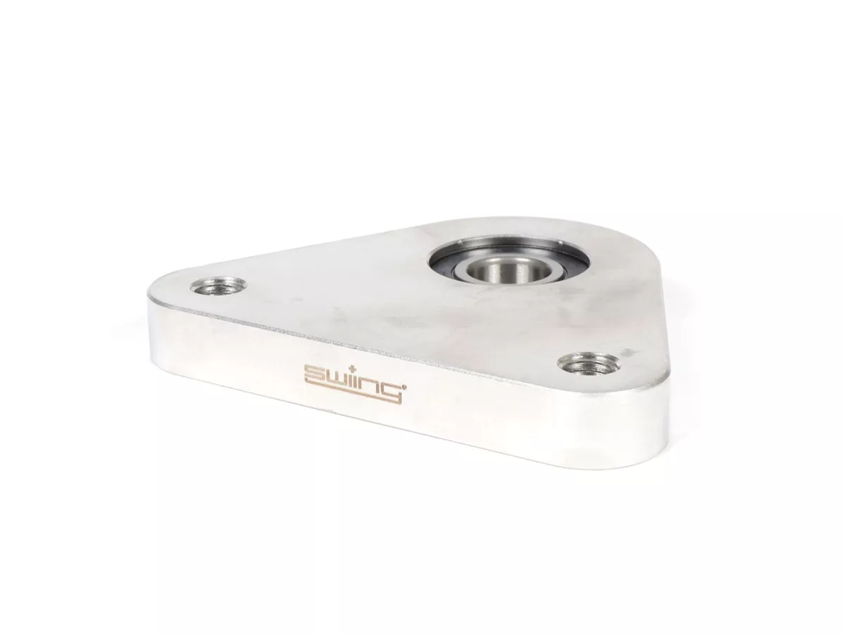 Bearing plate triangle rear wheel -swiing- Piaggio Ciao, Bravo, Si - CNC stainless steel
