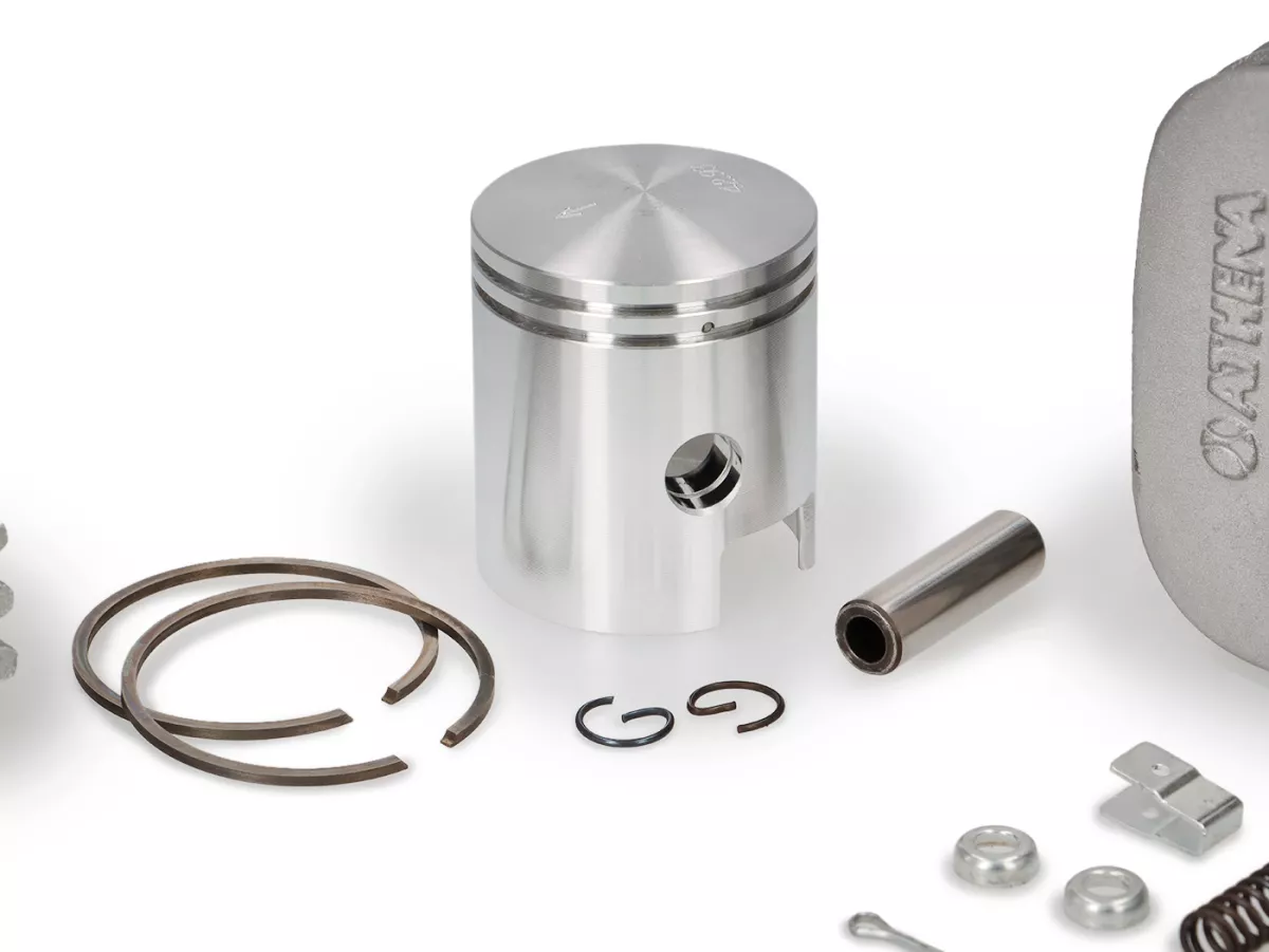 Tuning Kit -SC- Piaggio Ciao, Bravo, Boxer, Si Ø = 43mm 63cc, pin piston 10mm termasuk kepala silinder dan katup dekompresi