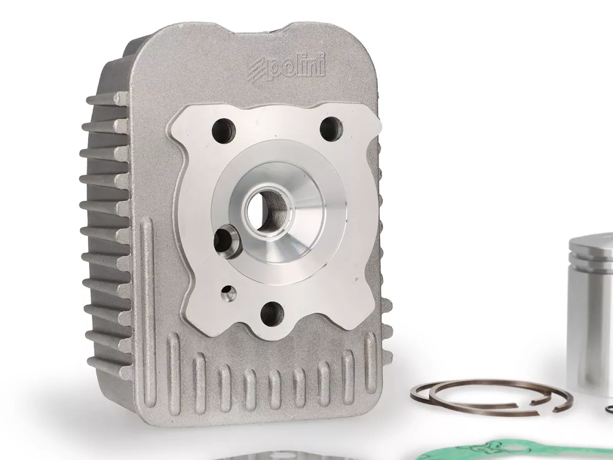 Tuning Kit -SC- Piaggio Ciao, Bravo, Boxer, Si Ø = 43mm 63cc, pin piston 10mm termasuk kepala silinder dan katup dekompresi